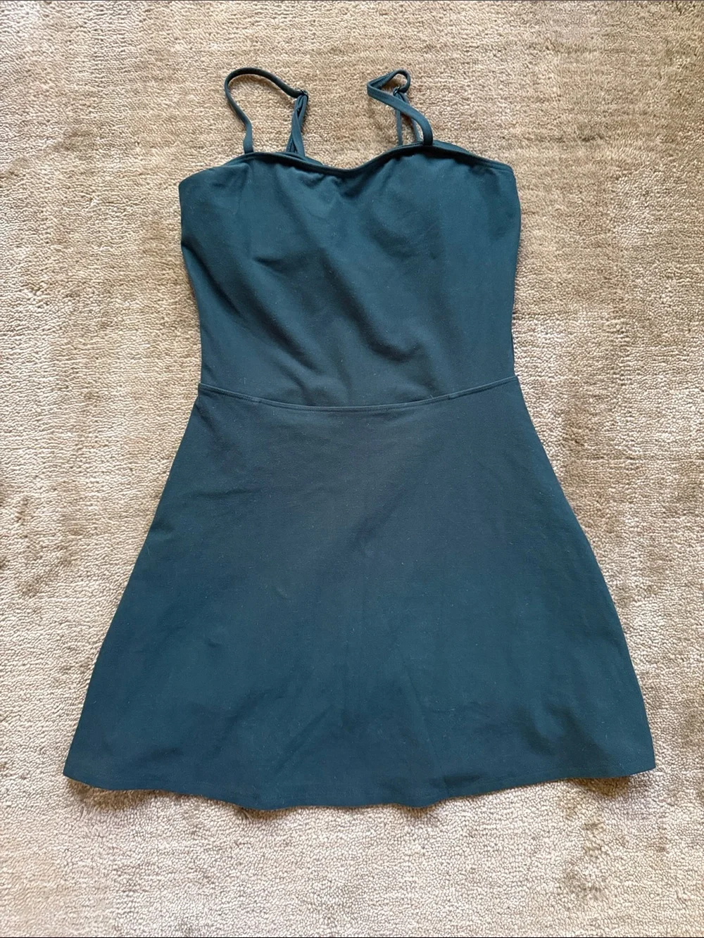 ALO Yoga Black Mini A-Line Tennis Dress, XS